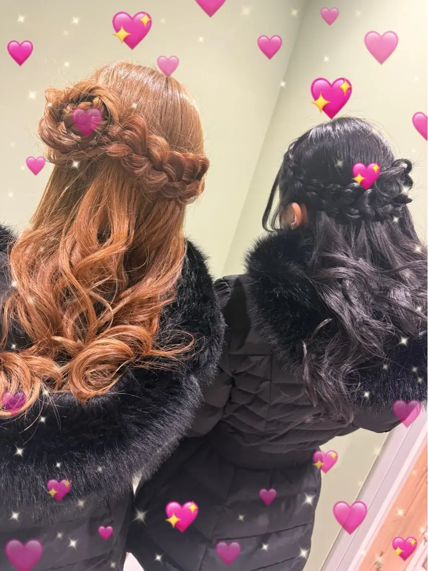 ロング ヘアセット Connect Rumiのヘアスタイル