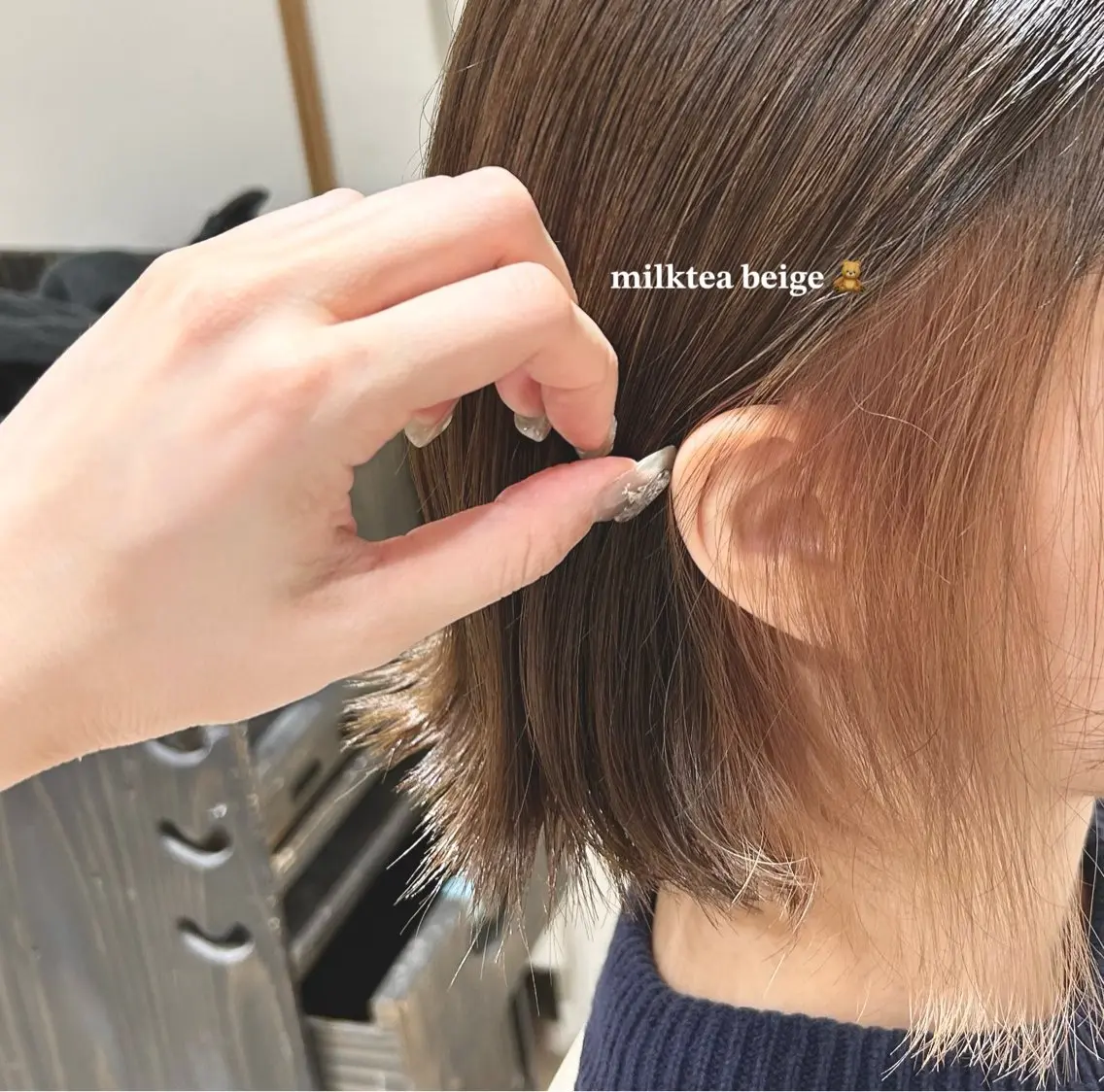 ミディアム カラー ブリーチ ヘアカラー Kurumi 🩰カットモデル募集のヘアスタイル