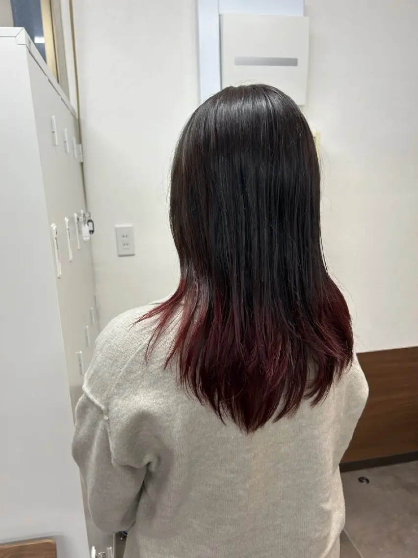 🌈✨️グラデーションカラー + 選べるトリートメント✨️🌈 (トリートメントの詳細は補足説明欄へ‼️)の写真