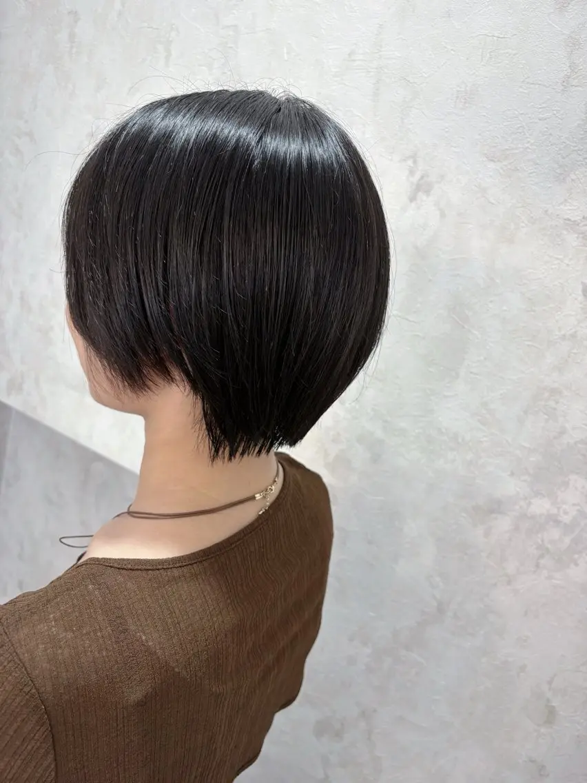 ショート ショートヘア カット うる艶カラー/美髪 折戸光希のヘアスタイル