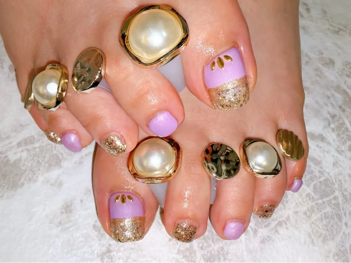 ネイル フットネイル NailSalon MAHINAのネイルデザイン