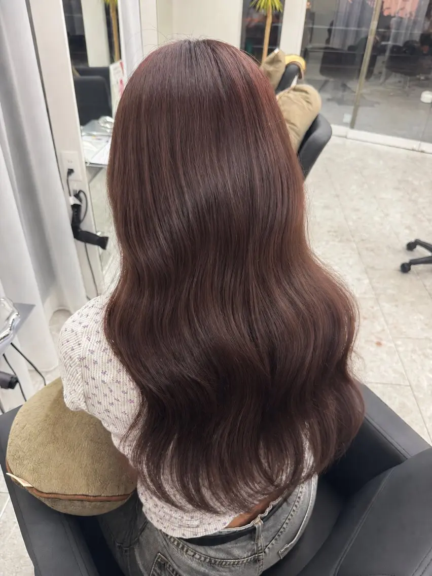 カラー りこ / 透明感カラー🎀🫧のヘアスタイル