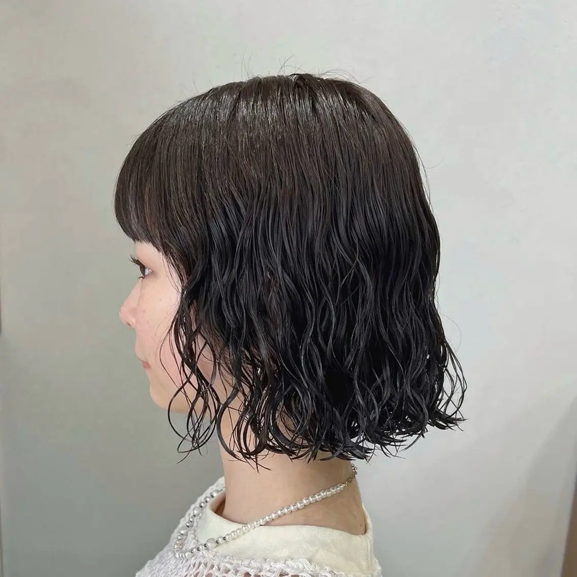 ミディアム パーマ ミディアムパーマ picasso yume/ボブカットのヘアスタイル