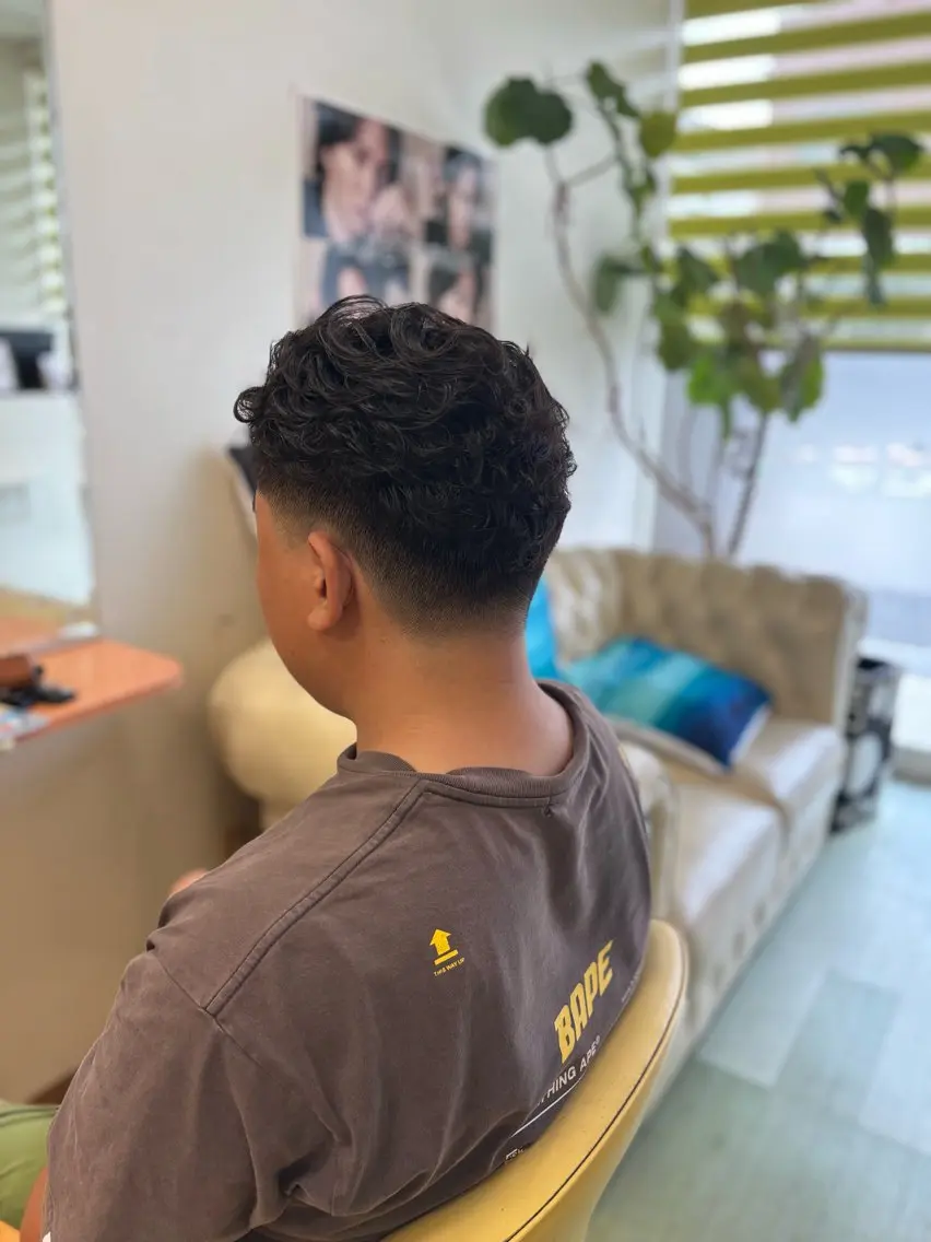 パーマ カット パーマ 岡垣 幸汰のヘアスタイル