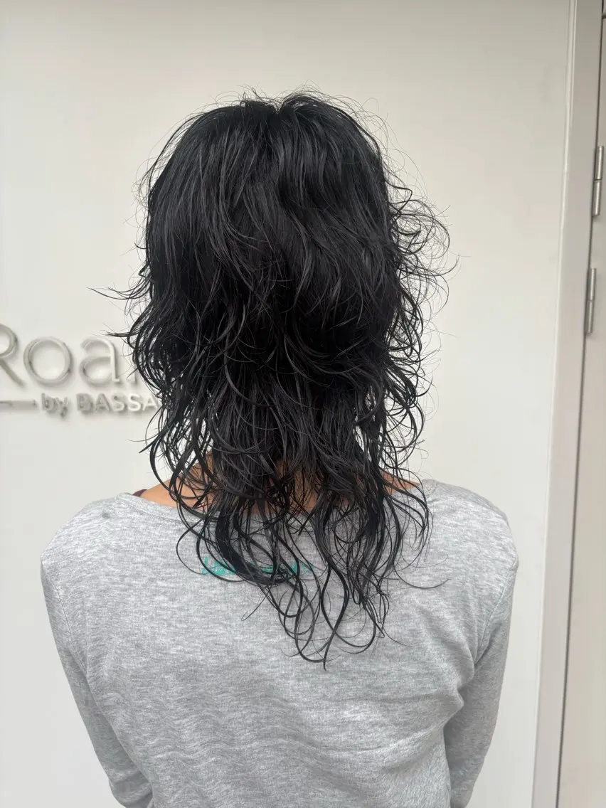 ロング パーマ カット パーマ カザマ🧤/パーマ /デジタルパーマのヘアスタイル