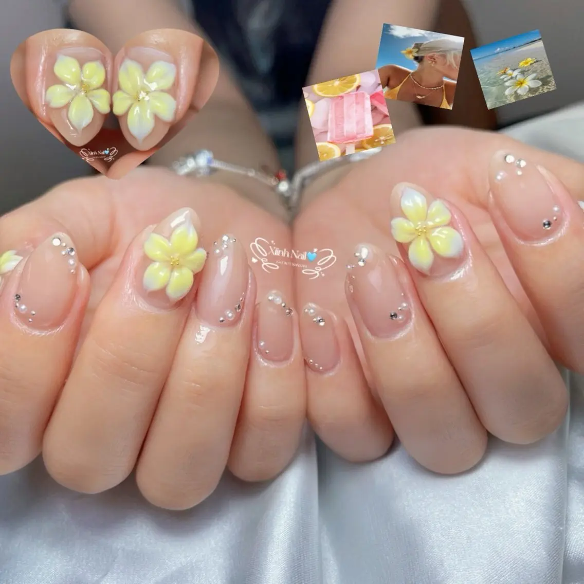 ネイル フラワーネイル ハンドネイル XIINH NAIL SALONのネイルデザイン