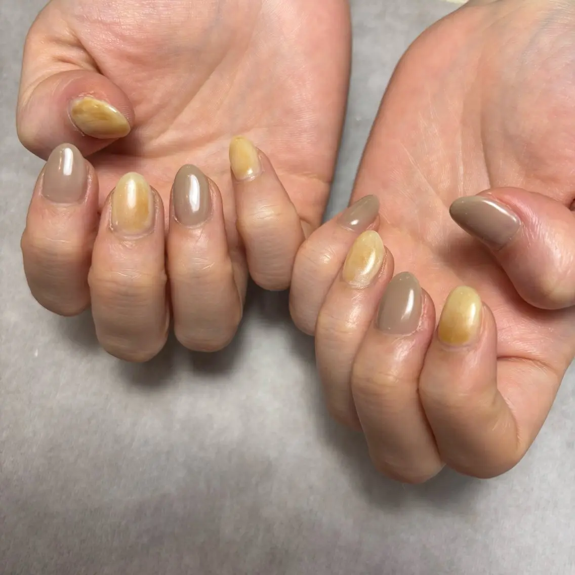 ネイル アートネイル 大理石ネイル(マーブル) シンプルネイル K. Ryoのネイルデザイン