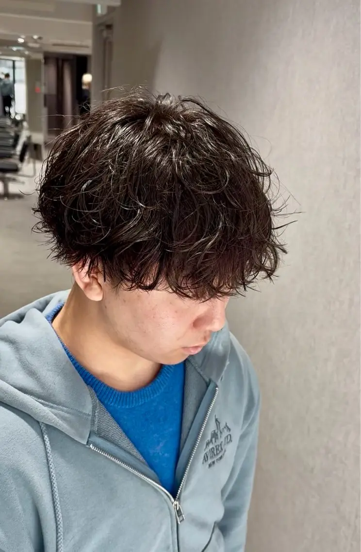 パーマ メンズ 👑駅近メンズサロン パーマ特化北千住👑のヘアスタイル