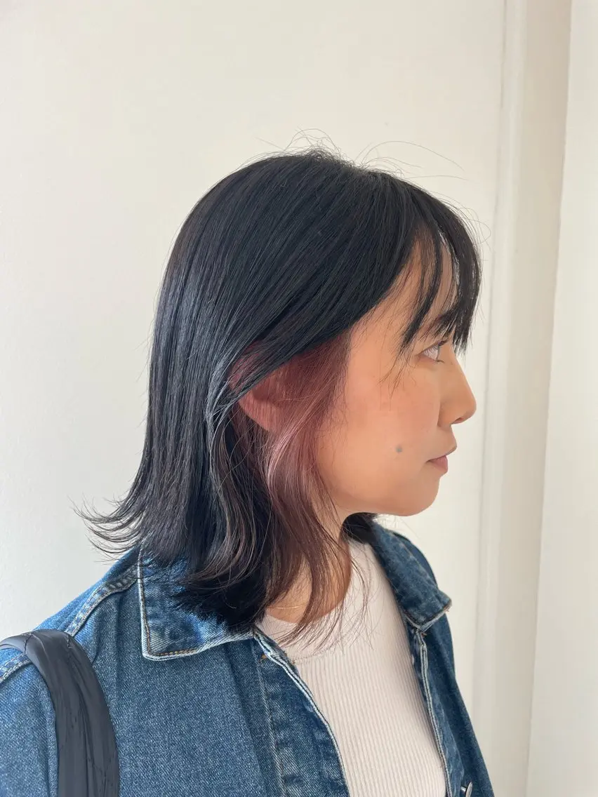 カラー ヘアアレンジ ブリーチ 透明感カラー ダブルカラー イヤリングカラー インナーカラー 【SASE】大人上品 💍/ユウガ⭐️のヘアスタイル
