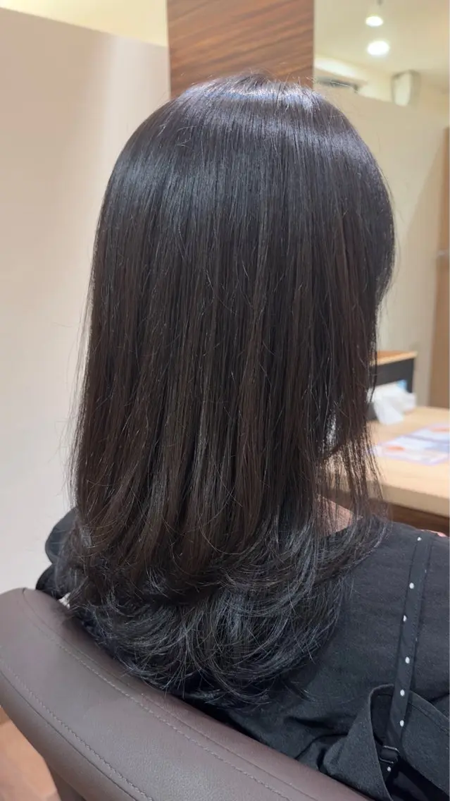 セミロング カラー レイヤーカット 個室サロン🕊️ 飯塚優希のヘアスタイル