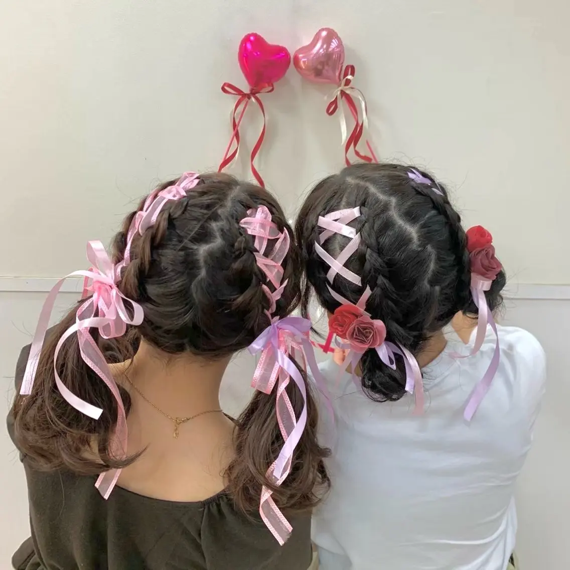 ヘアアレンジ ヘアセット ヘアメ🎀ハイトーン 🩵エクステ🪄しほのヘアスタイル