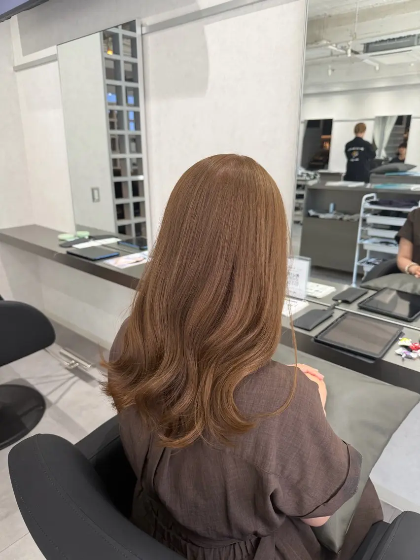 セミロング カラー カット ヘアカラー トリートメント N°jemica 🫧REIKA🫧のヘアスタイル
