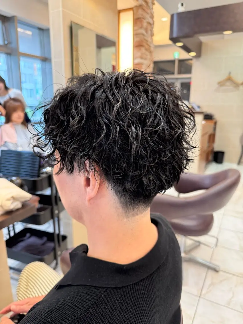 パーマ メンズ メンズパーマ 波巻きパーマ カット パーマ ⭐️メンズパーマ 宮野翔⭐️のヘアスタイル