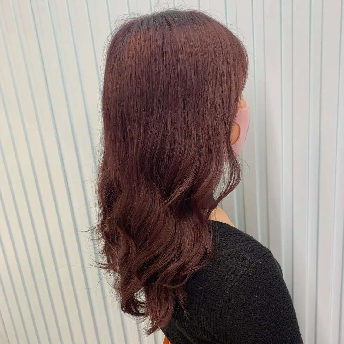 ロング カラー NANAMI🩵 大人可愛い韓国ヘアのヘアスタイル