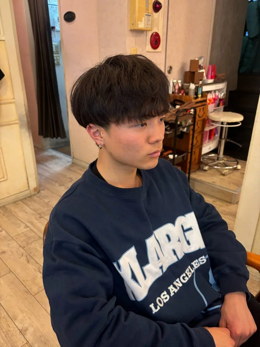 パーマ カット パーマ 恩田 美波のヘアスタイル