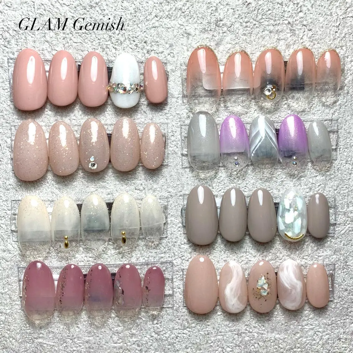 ネイル シンプルネイル 藤崎 恵梨香のネイルデザイン
