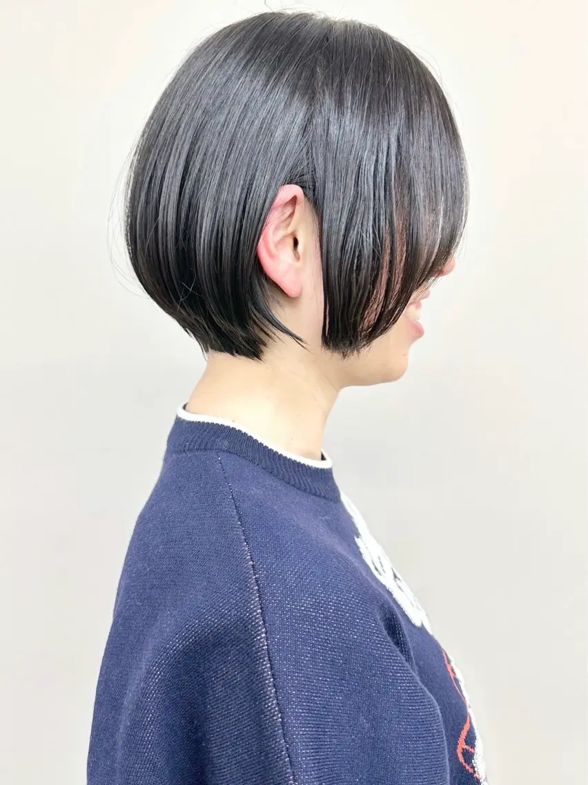 ショート ボブ/ゆるふわ ボブパーマ/とういのヘアスタイル