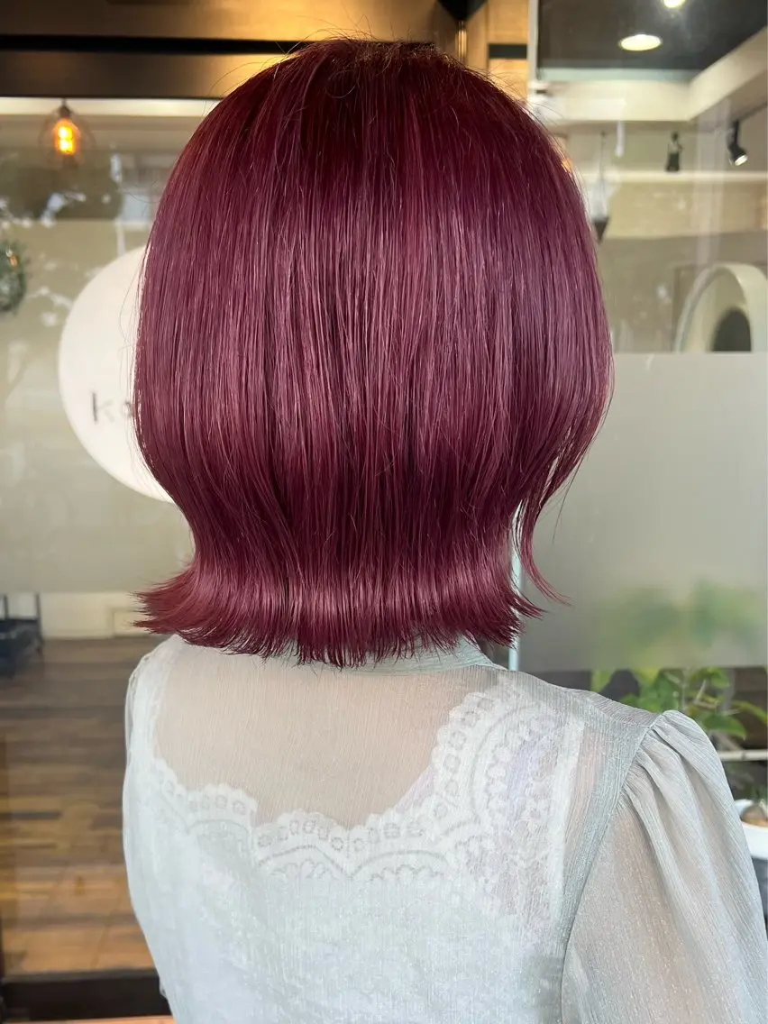 ショート ボブ カット HONOKA 似合わせカット/塚口のヘアスタイル
