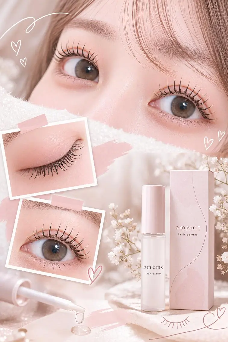 🎀【うるツヤ美まつ毛set】まつ毛パーマ×omeme美容液♡ぱっちり可愛い目元へ✨の写真