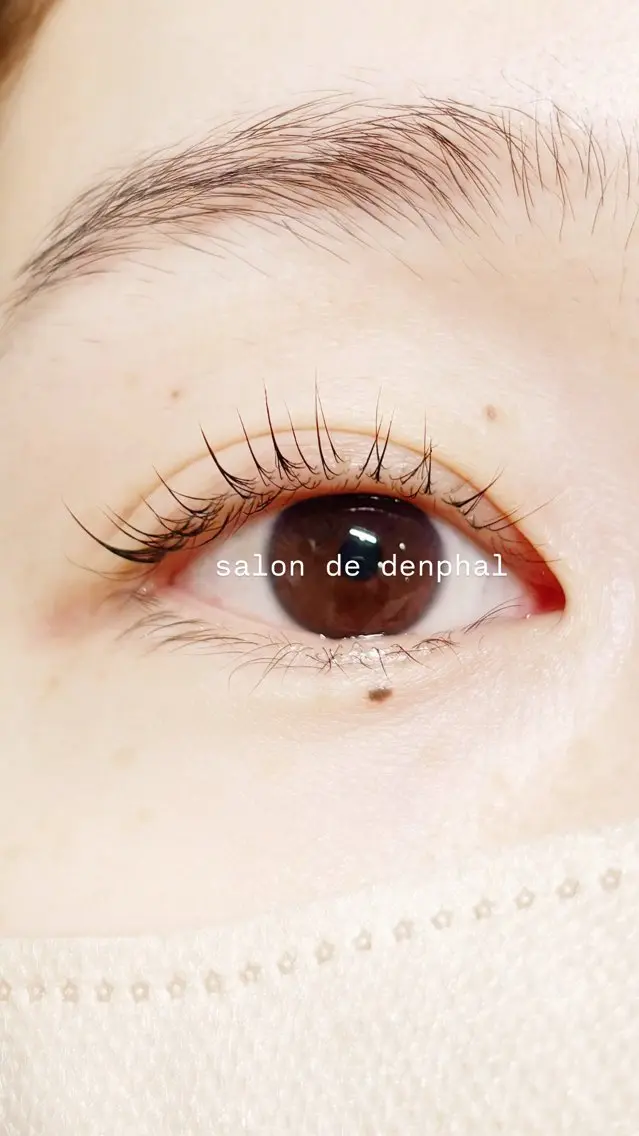 マツエク・マツパ ナチュラル マツパ salon de denphal 片岡のマツエク・マツパデザイン