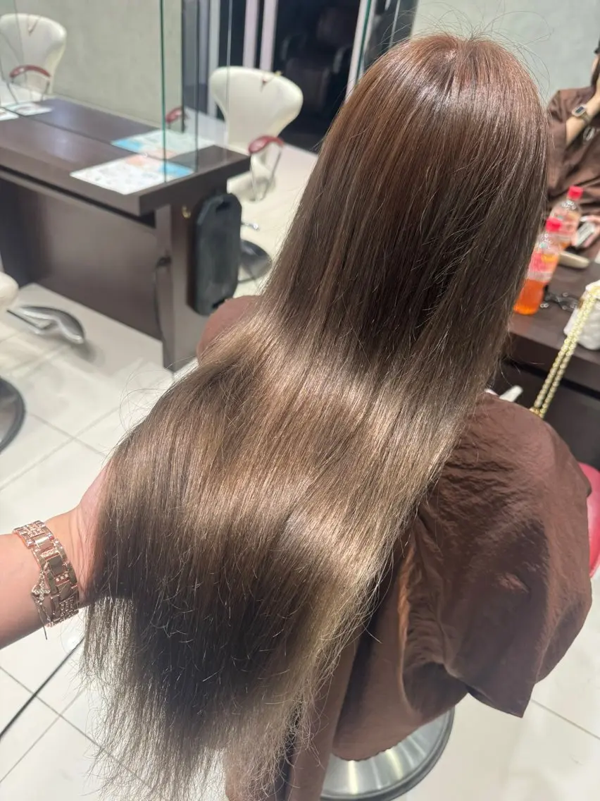 カラー パーマ Earth🎀 のんのヘアスタイル