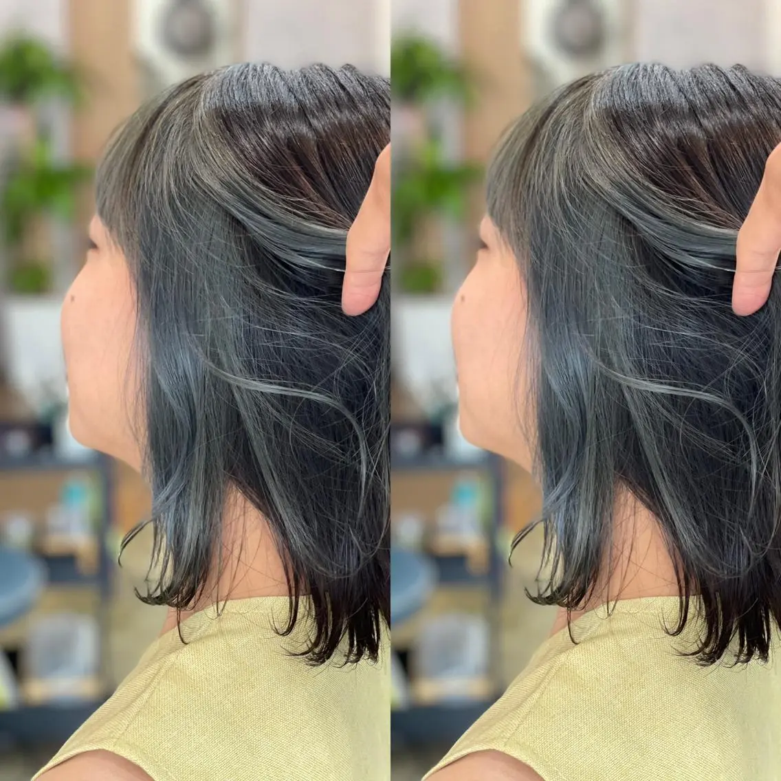ミディアム カラー Snaly カラー特化ページのヘアスタイル
