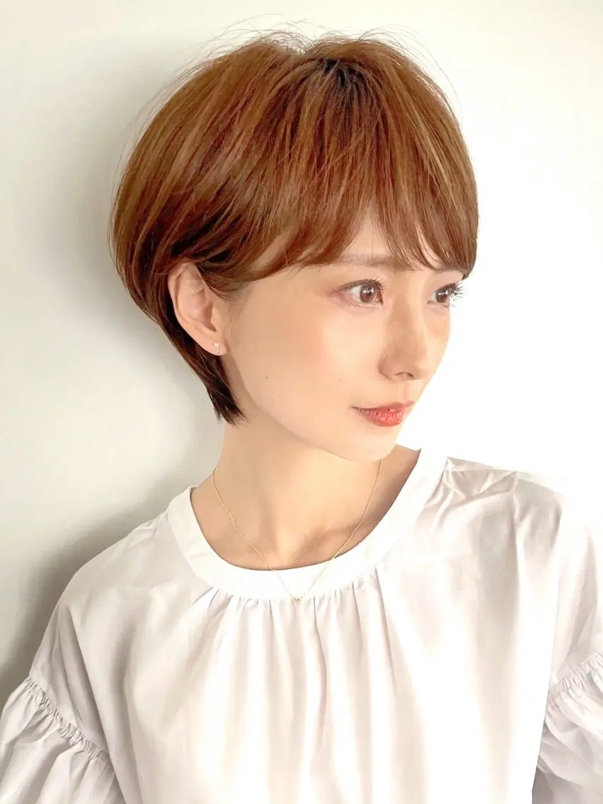 ショート 銀座/大人ショート /絶壁解消/若狭真央のヘアスタイル