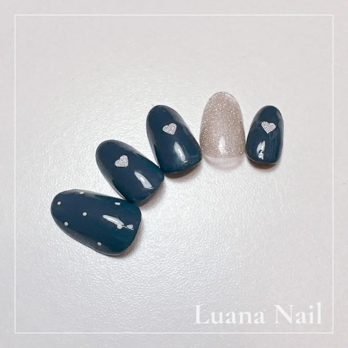 ネイル シンプルネイル 完全個室ネイル サロンLuana +のネイルデザイン