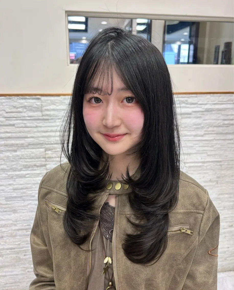ロング レイヤーカット カット 🍊小川実里🍊 /カラーレイヤーのヘアスタイル