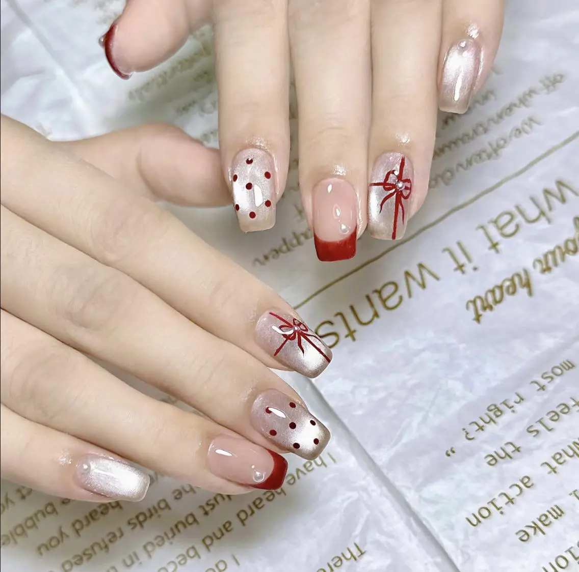 ネイル ハンドネイル ハンドケア 🍑 momo_nailのネイルデザイン