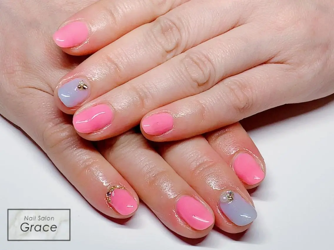 ショート ネイル Nail&Eye Graceのマツエク・マツパデザイン