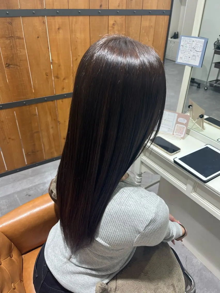 ロング カラー 田口 夏鈴のヘアスタイル