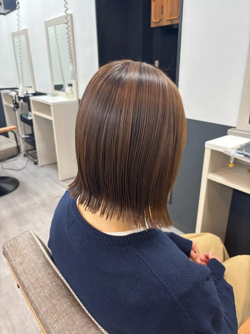 ショート カット パつっとボブ 🌸みおのヘアスタイル