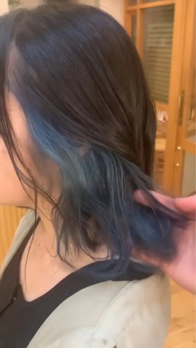 カラー インナーカラー 松下 颯のヘアスタイル