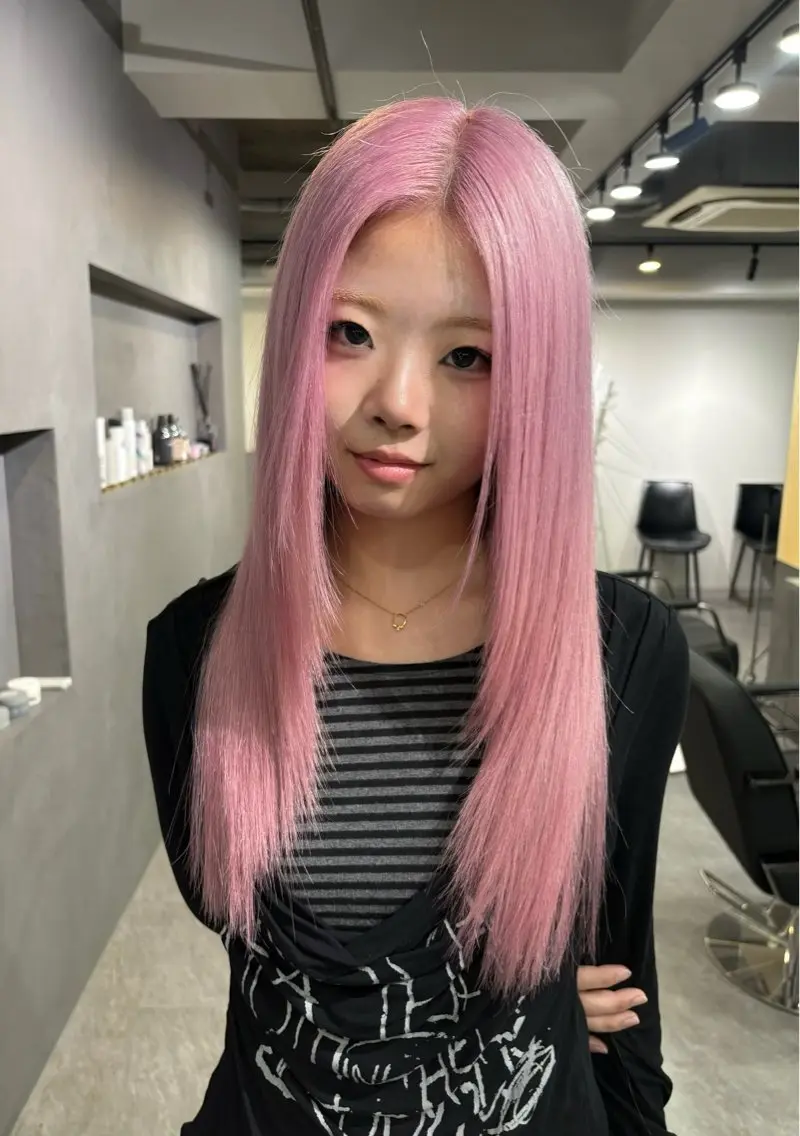 ロング カラー ヘアアレンジ ヘアカラー 🌈【🎀ヘアデザイ ナー🎀】✨ノン✨のヘアスタイル