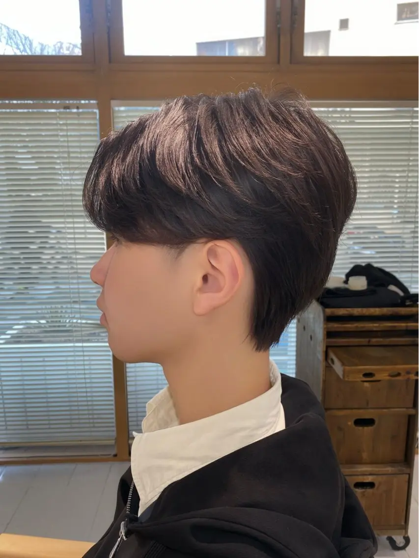 【🎨垢抜け男子に人気🎨】透明感カラー+カット ¥7000の写真