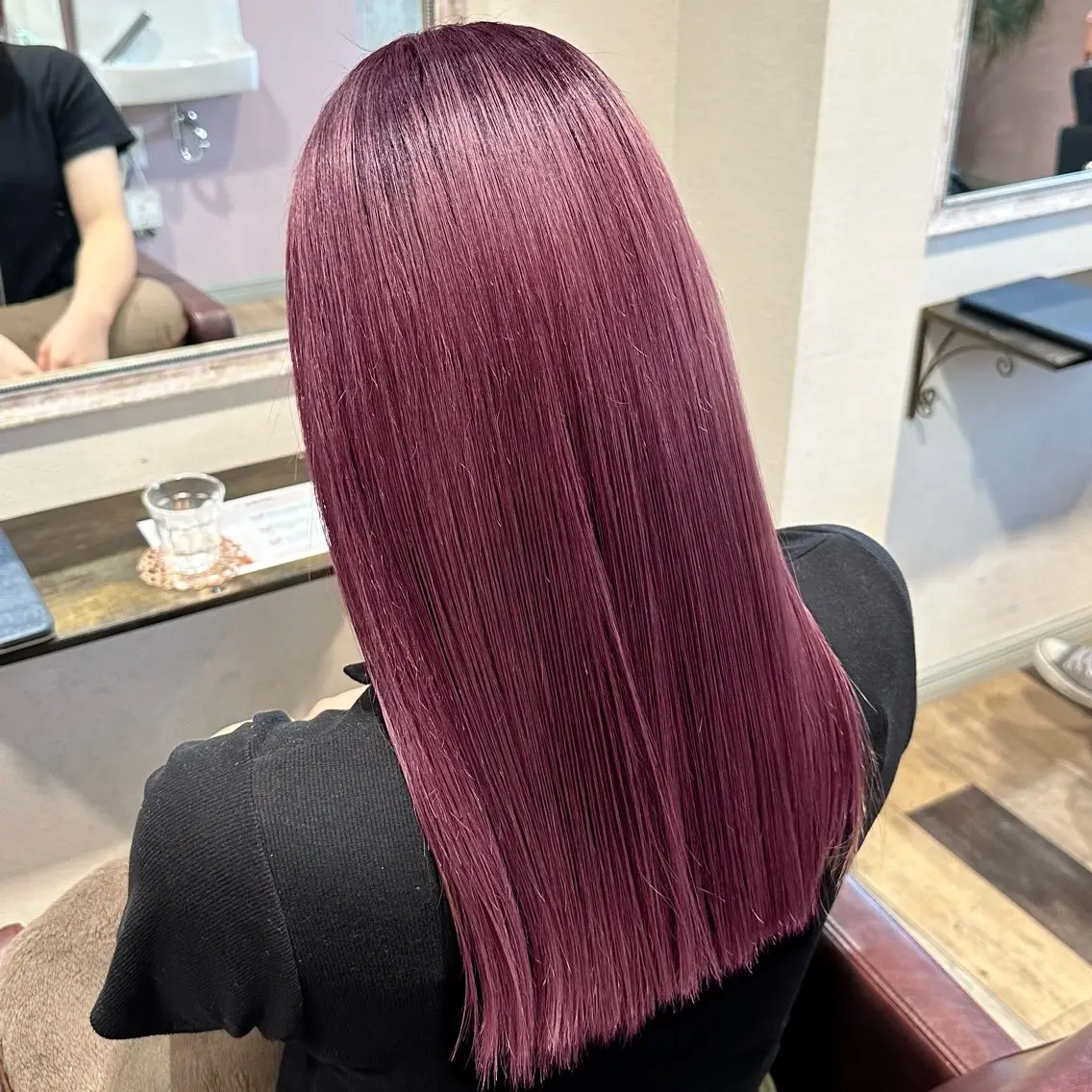 ロング カラー ブリーチ 柔らかいbeige ¦韓国¦🩰マユ🩰のヘアスタイル