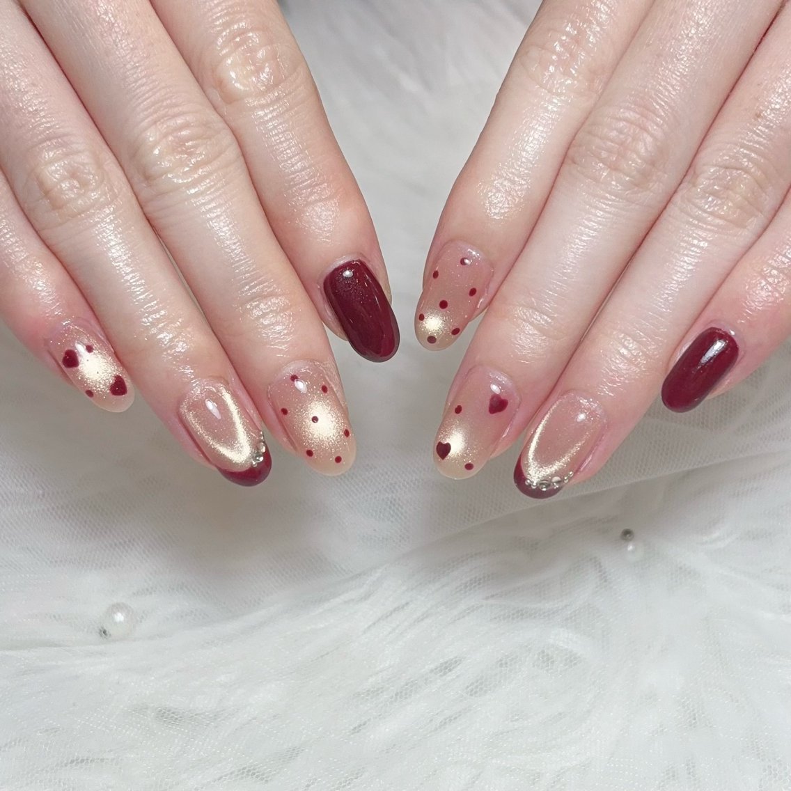 ネイル ハンドネイル ハンドケア sunnynail 小桃のネイルデザイン