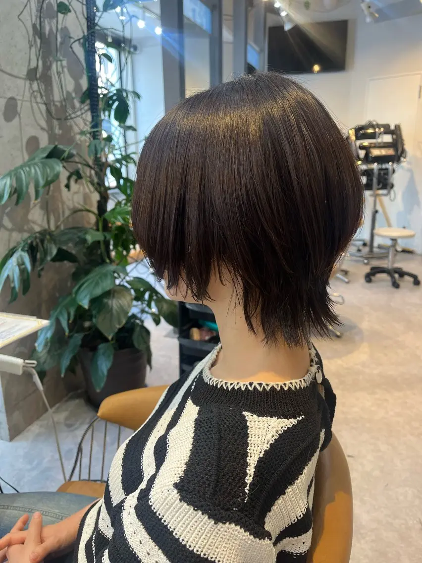 ショート カット うしだ かおるのヘアスタイル