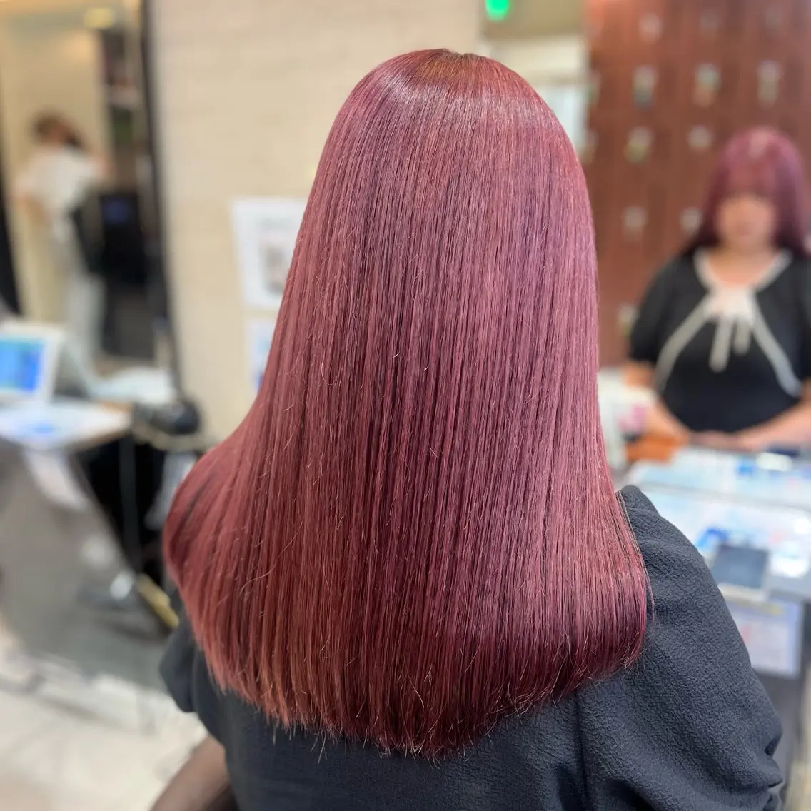 ロング ピンクラベンダー 艶髪ブリーチカラー 💗manaka💗のヘアスタイル