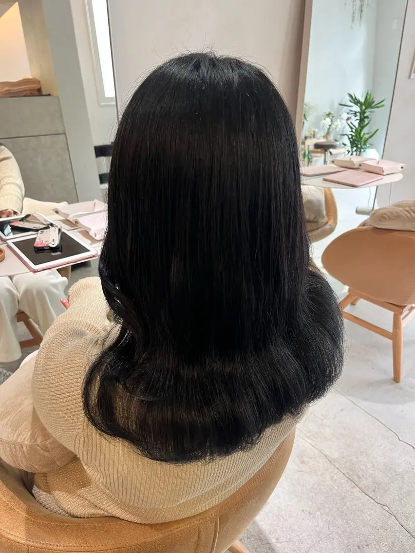 セミロング カラー 暖色カラー/ ヘアセット🌛櫻井舞のヘアスタイル