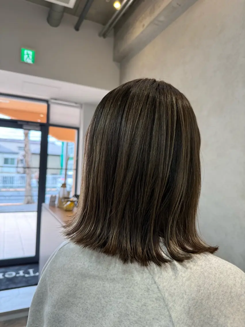 ミディアム カット ヘアカラー トリートメント 《髪質改善縮毛矯正 特化型美容師》daiのヘアスタイル
