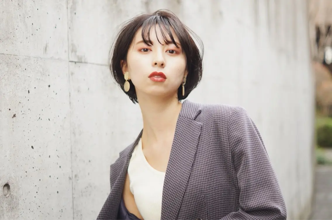 ショート カット ヘアカラー トリートメント Lino by hoNuaのヘアスタイル