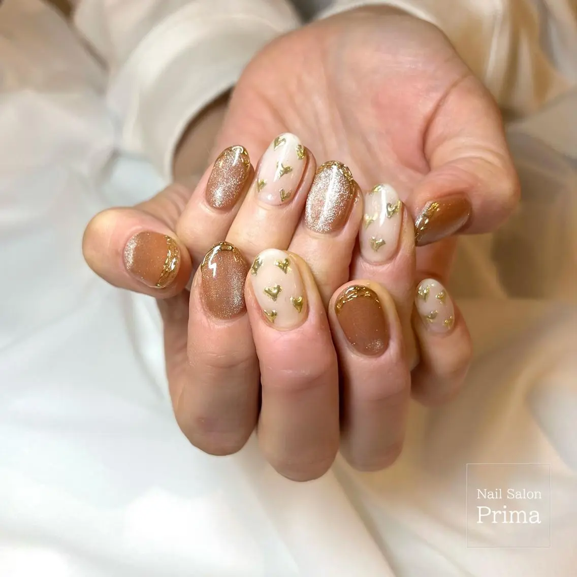 ミディアム ネイル SalonPrima 西院Nail&Eyeのネイルデザイン
