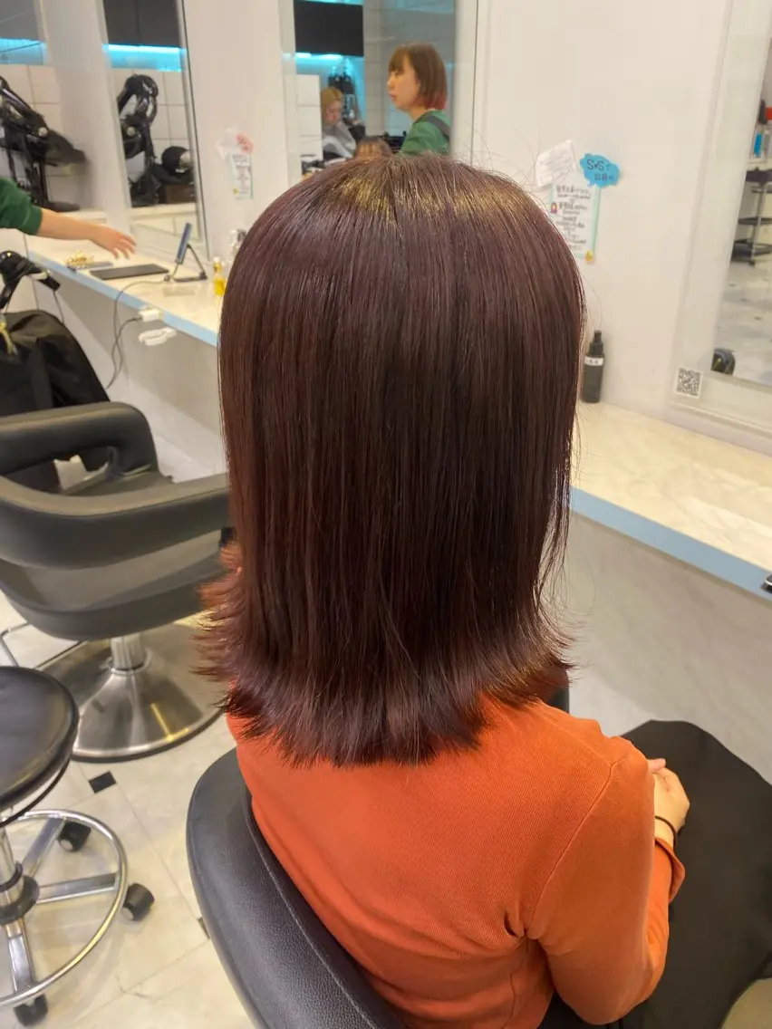 ロング 🤎モテ髪&透明感 ミルクティー🥣🤎のヘアスタイル