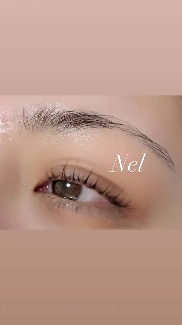 マツエク・マツパ パリジェンヌラッシュリフト まつげパーマ 一重×まつ毛パーマ Nel miwaのマツエク・マツパデザイン