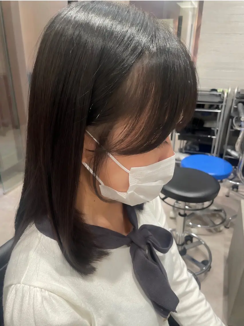 ミディアム カット 🤍tomoka 🤍のヘアスタイル