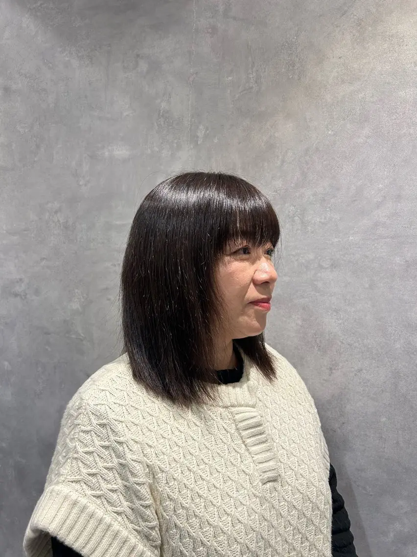 カラー ブラウンカラー ダークブラウン ⭐️HEDI YUKI⭐️のヘアスタイル