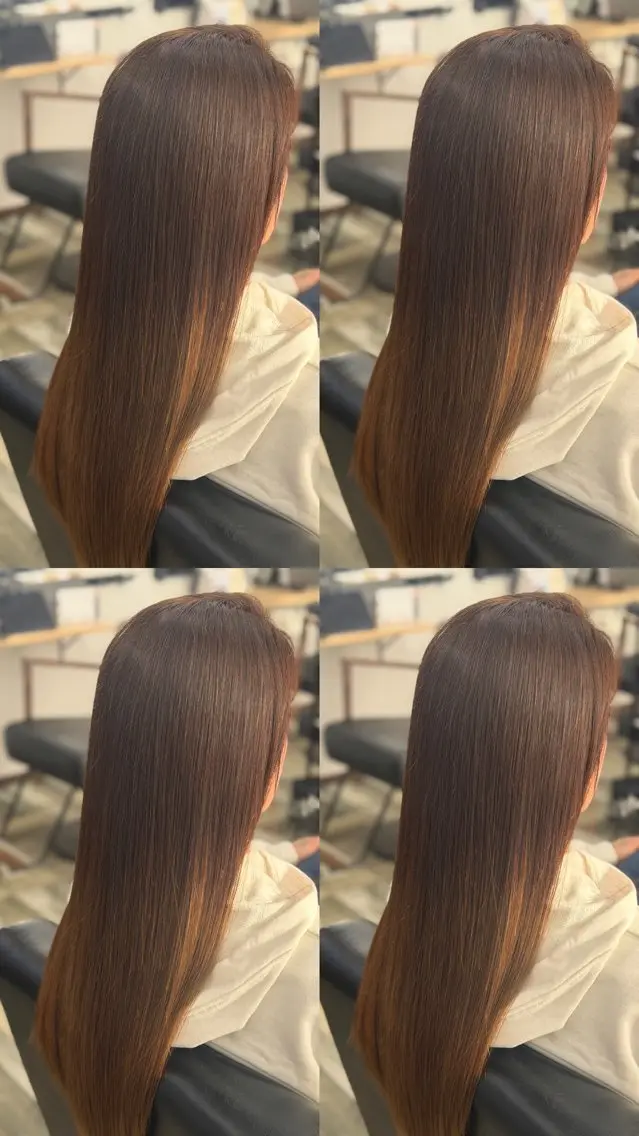 ロング カット トリートメント 髪質改善🪽 森川☜ ☜ のヘアスタイル