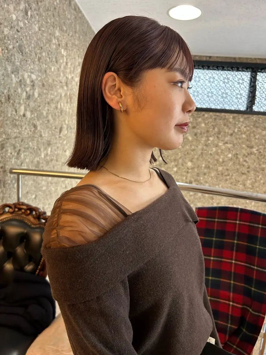 ショート カラー カット ヘアカラー トリートメント Pia ツボイ ケイタのヘアスタイル